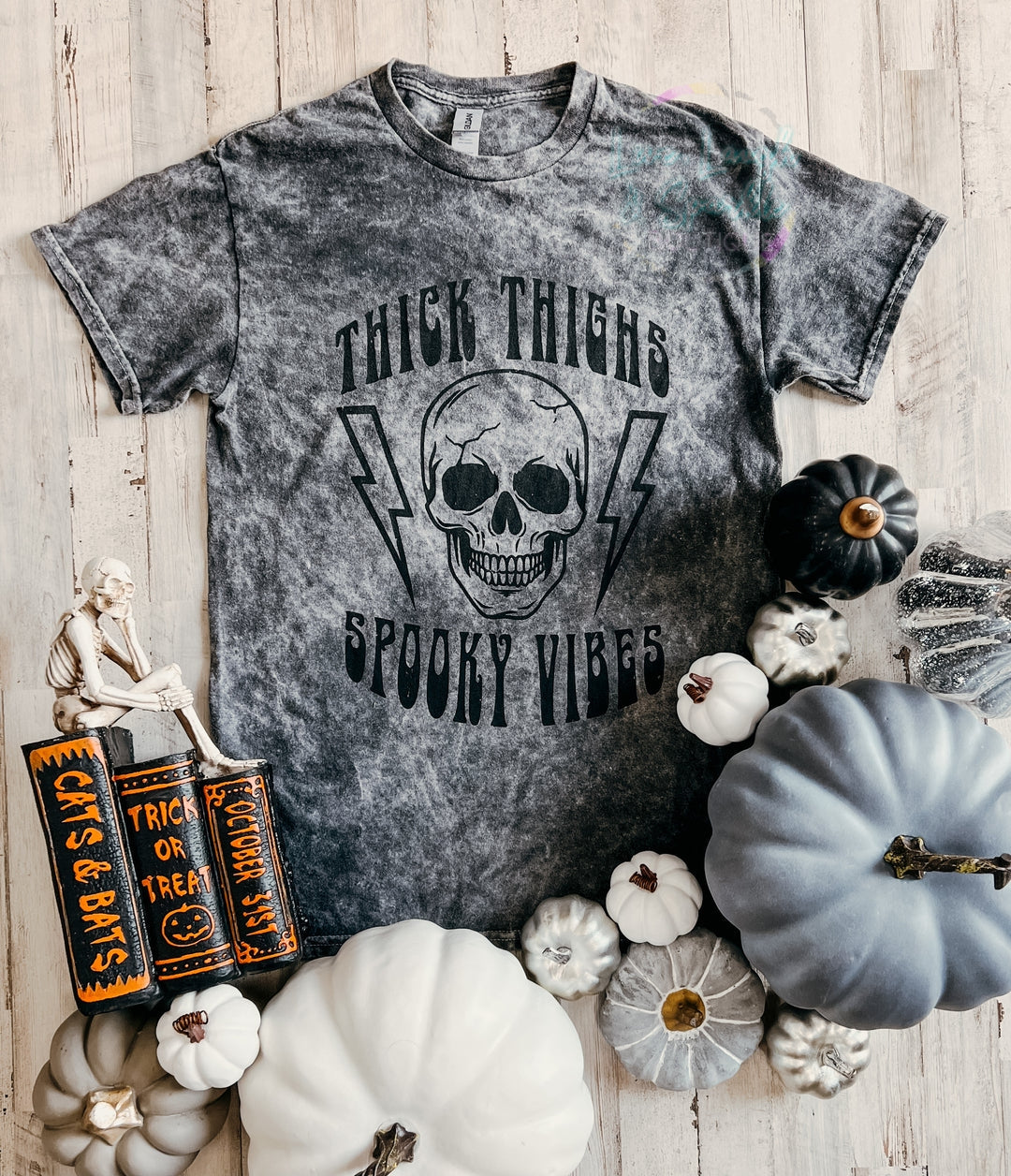 Thick Thighs Spooky Vibes Tee