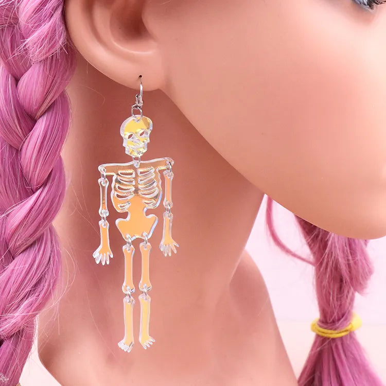 Skeleton Acrylic Earrings
