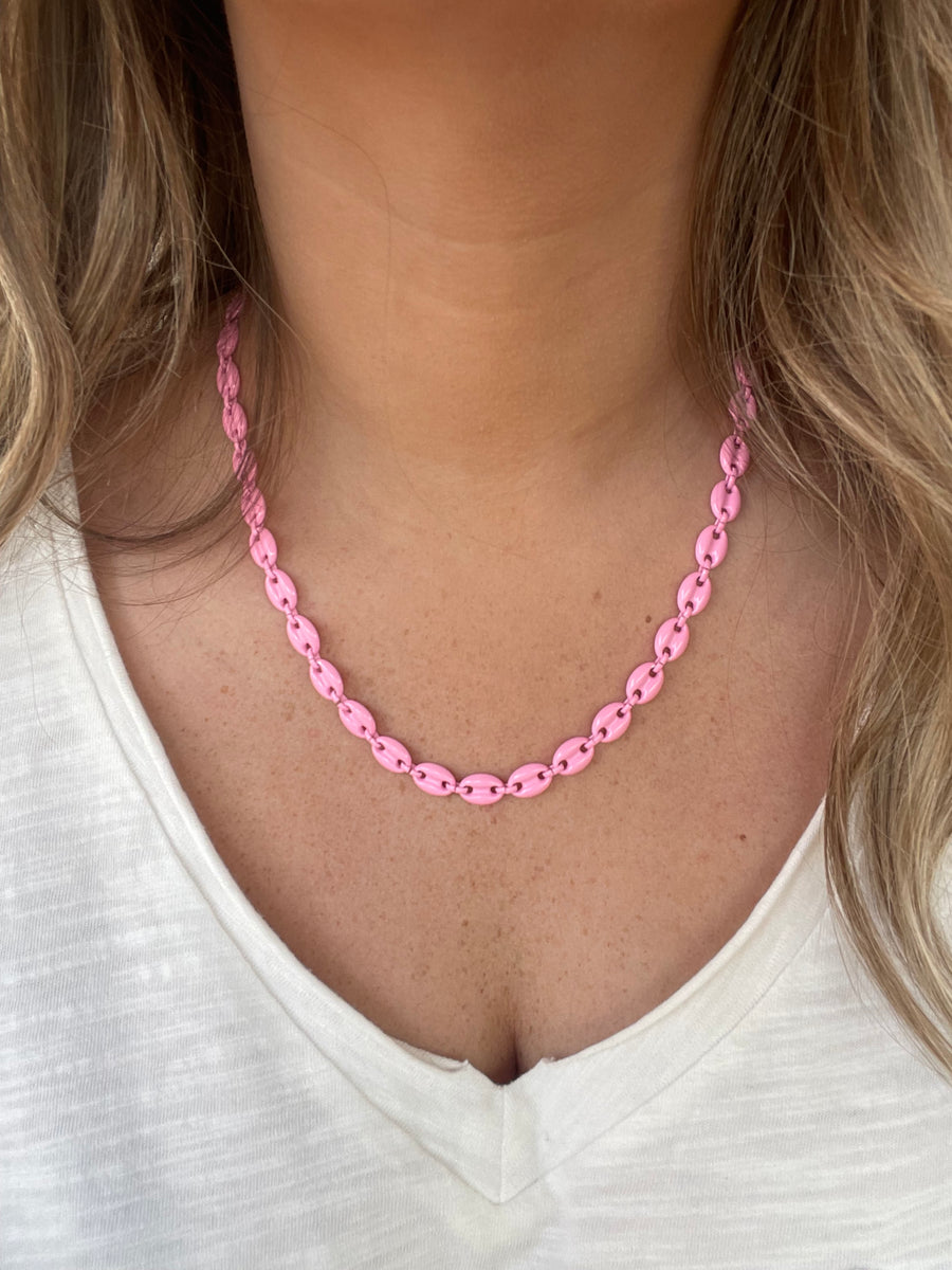Light Pink Mini Pig Nose Necklace