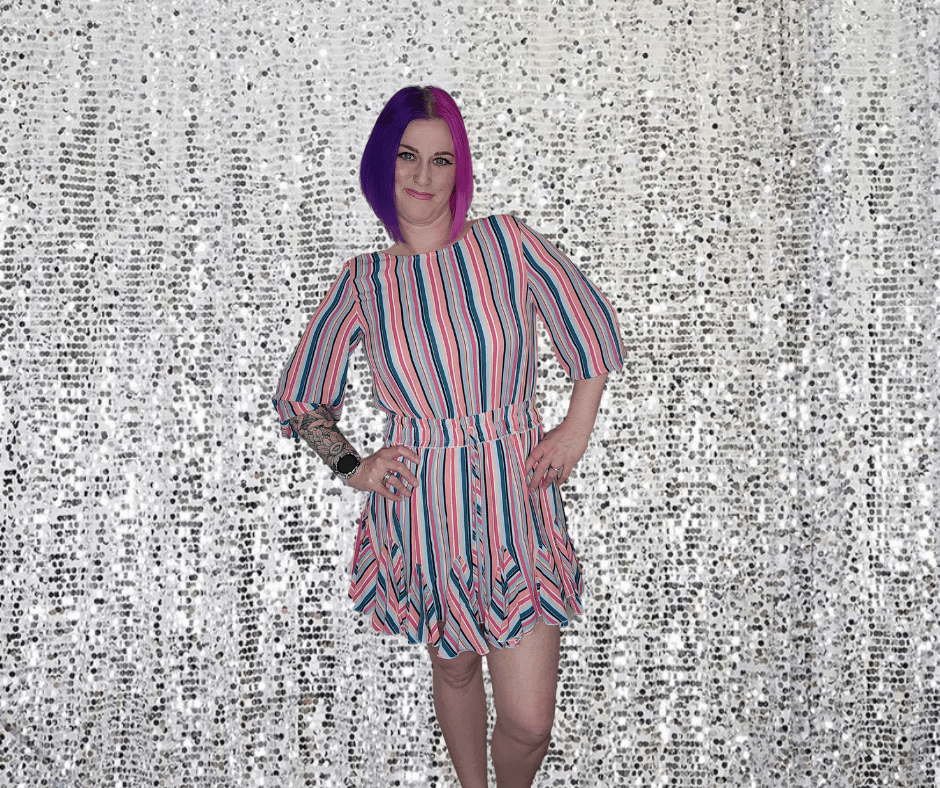 Isabella Striped Dress