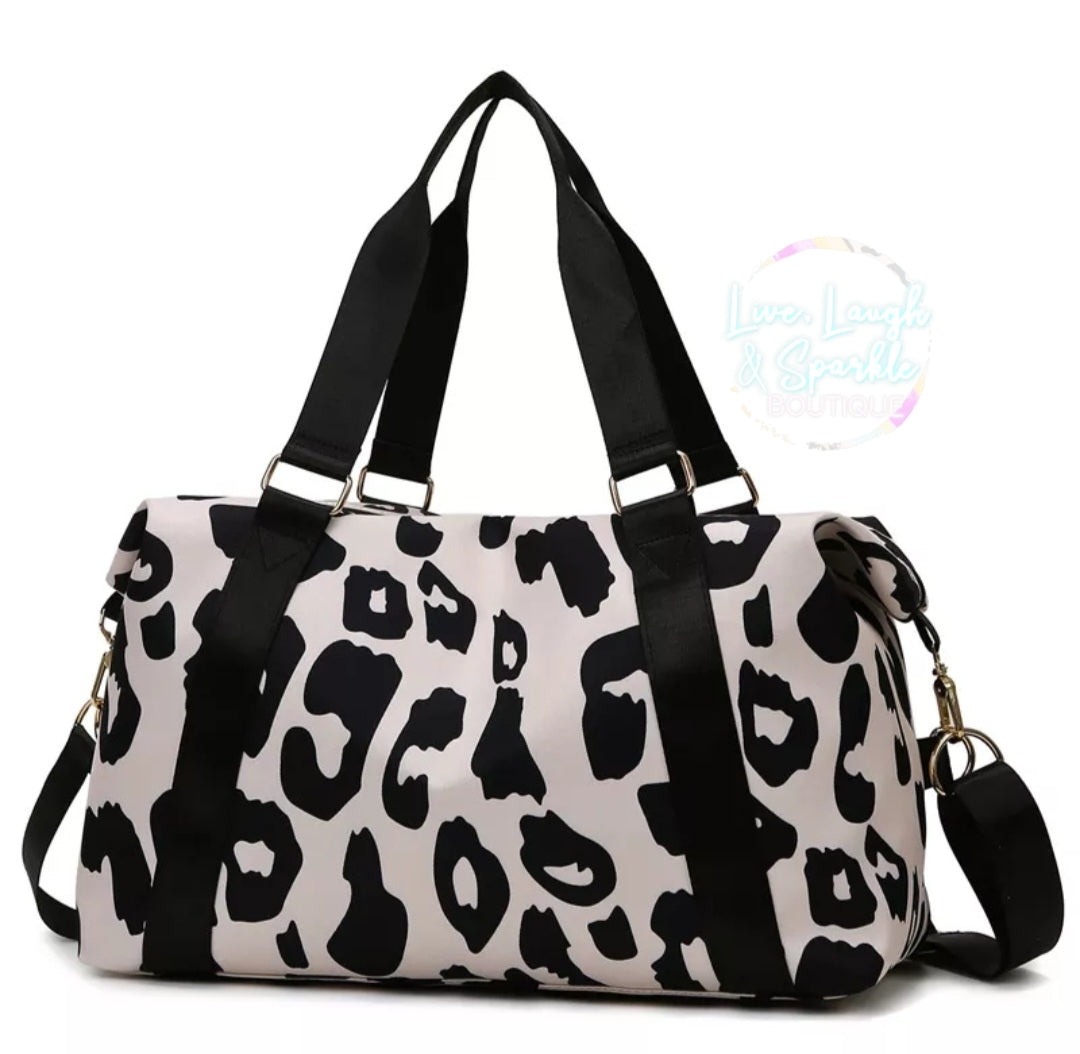 Jemma Leopard Duffle Bag