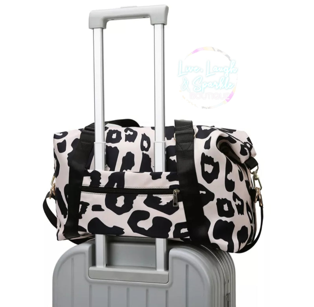 Jemma Leopard Duffle Bag