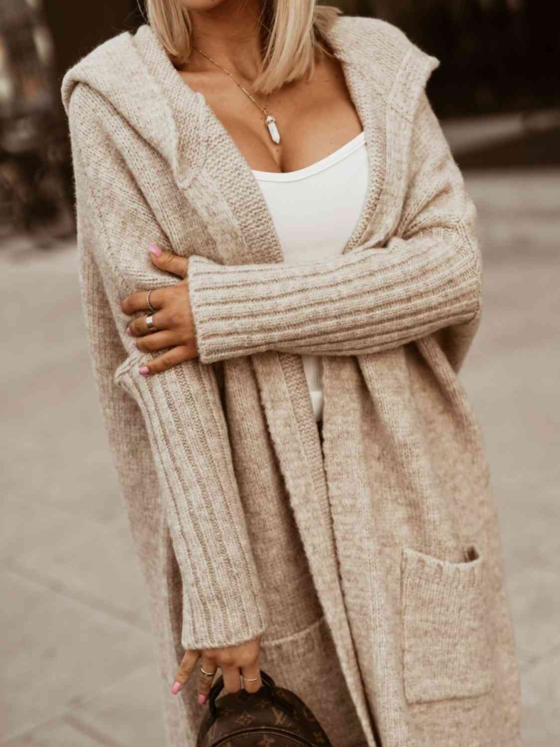 SIMPLY LIVE Hooded Cardigan