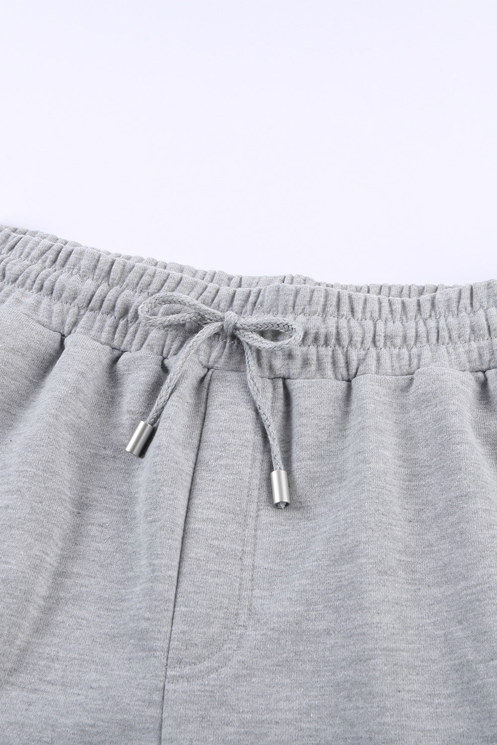 Drawstring Waist Cuffed Shorts